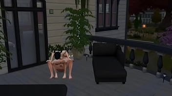 Отымел подругу на балконе пока была хорошая погода