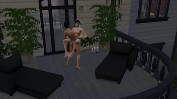 Отымел подругу на балконе пока была хорошая погода