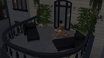 Отымел подругу на балконе пока была хорошая погода