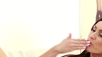 Brunette simone style slut gets fucked deep before he cums on her feet sqf