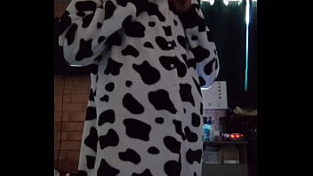Mi mi pijama de vaca o perro