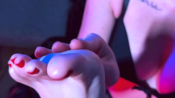 My freshly pedicured feet are waiting for worship