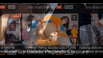 Sexy nurse cosplay giving a perfect blowjob on her cumming dildo cum on tits and mouth