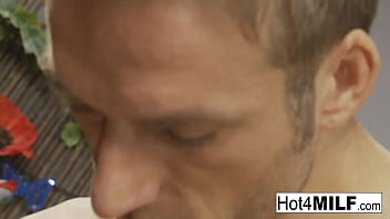 Busty slut gets fucked hard