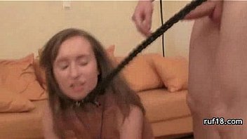 Naughty and kinky bdsm challenge for a sexy teen