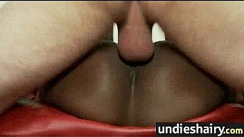 Hairy pussy babe gets big cock blowjob and fuck 22