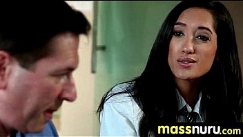 Lucky client gets a full service massage 23