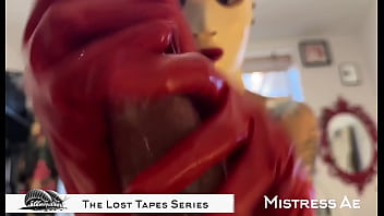 Perverted nurse latex glove handjob and fucking pov