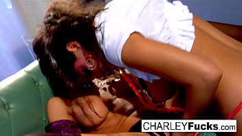 Hot babes lick each other