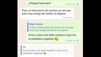 La vecina le gusta mandarme fotos y que me la folle