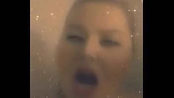 Busty morning shower