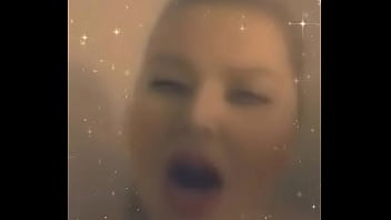 Busty morning shower