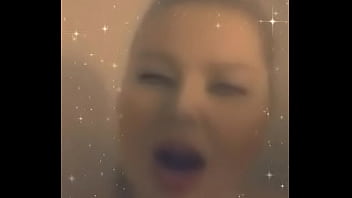 Busty morning shower