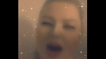 Busty morning shower