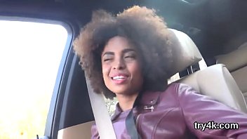 Sweet girl blows cock in pov and gets spread slit shagged