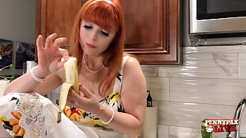 Penny pax feels frisky in the kitchen she climbs onto the counter