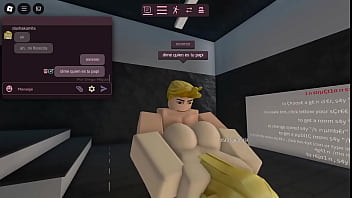 Cachando a una perro de roblox