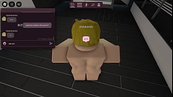 Cachando a una perro de roblox