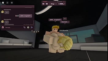 Cachando a una perro de roblox