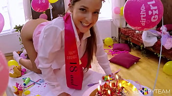 Birthday Cake Smashed Deep Throat Food Fetish thumbnail