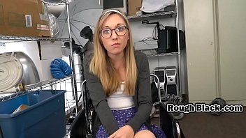 Kinky girl enjoys riding black dick