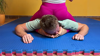 Foot Humiliation Wrestling Asian Barefoot Wins The Match thumbnail