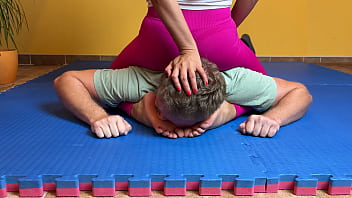 Foot humiliation wrestling asian barefoot wins the match