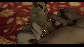 3d succubus has wet holes for a massive cock in the library