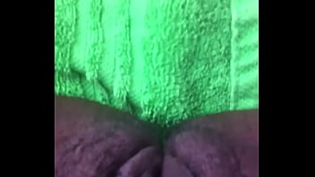 Fresh from the shower feeling playful