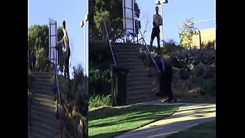 Teen slams and rides