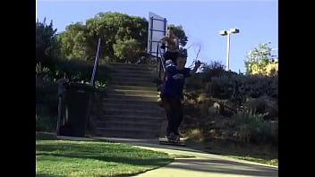 Teen slams and rides