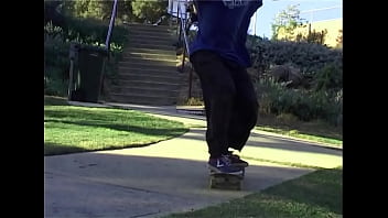 Teen slams and rides