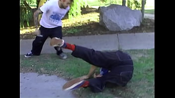 Teen slams and rides