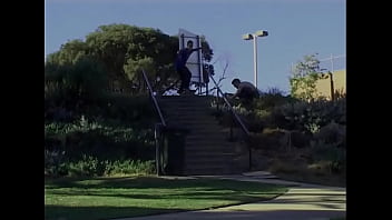 Teen slams and rides