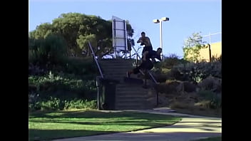 Teen slams and rides