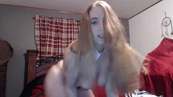 Milf wearing socks fingering herself