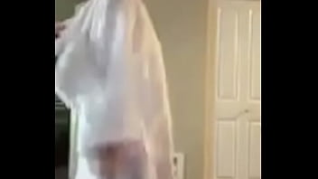 Hottie with an awesome body bouncing her tits