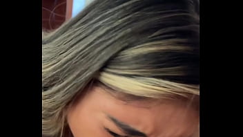 Backstage blowjob after photoshoot with brazilian busty skinny teen model pov blowjob