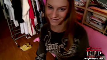 Blowjob in the boutique