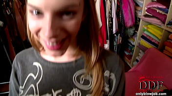 Blowjob in the boutique