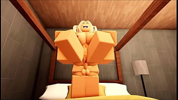 Roblox cheerleader has fun