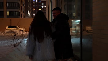 I gave it on the first date right in the entrance