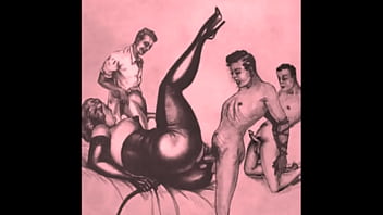 Retro erotic art