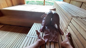 Risky Sex With A Stranger In A Sauna thumbnail