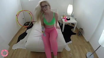 Getting wild with her rings eager samantha rone mounts her toy