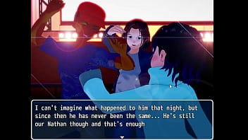 Girl exposes breasts to her old friends