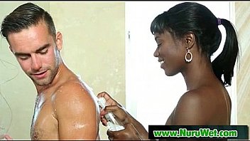 Horny client receive nuru massage and more on air matress 20