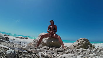 Blowjob cum eat ass lick and pissing's on the beach