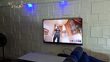 Sexy ebony latina came to charge her phone in my apartment but i can't resist her yummy shaved pussy