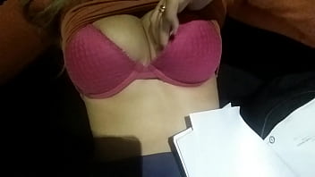 Wife teases my friend with a taste